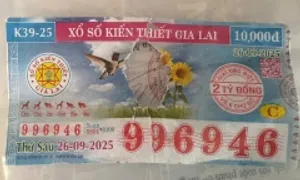 Tờ vé số trúng độc đắc bị rách được trả thưởng Tờ vé số trúng độc đắc bị rách được trả thưởng